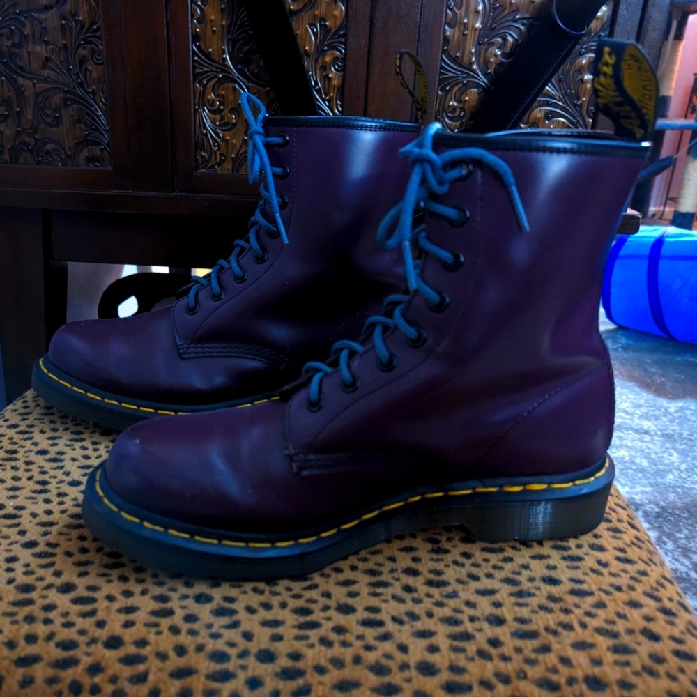 Purple Dr. Martens